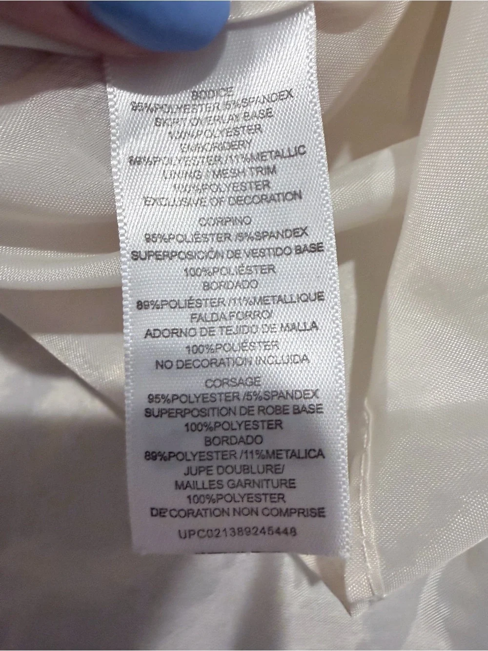 Youngland Cream Embroidered Tulle Party Dress